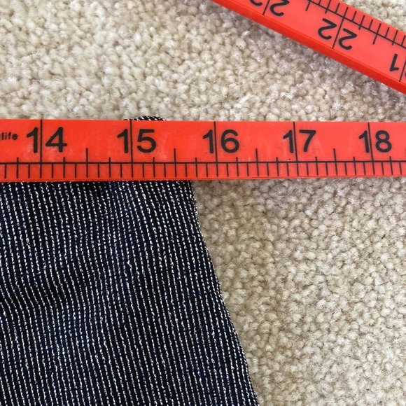 BNWT Roman Women's Silver Shimmer Stretch Pull-on Wide Leg Trousers Size 14 - Picture 4 of 14